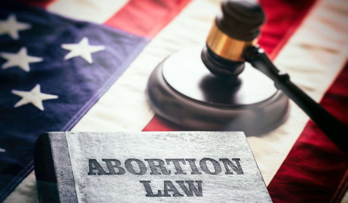 Abortion,Law,In,Usa,Concept.,Pregnancy,Termination,Ban.,Judge,Gavel