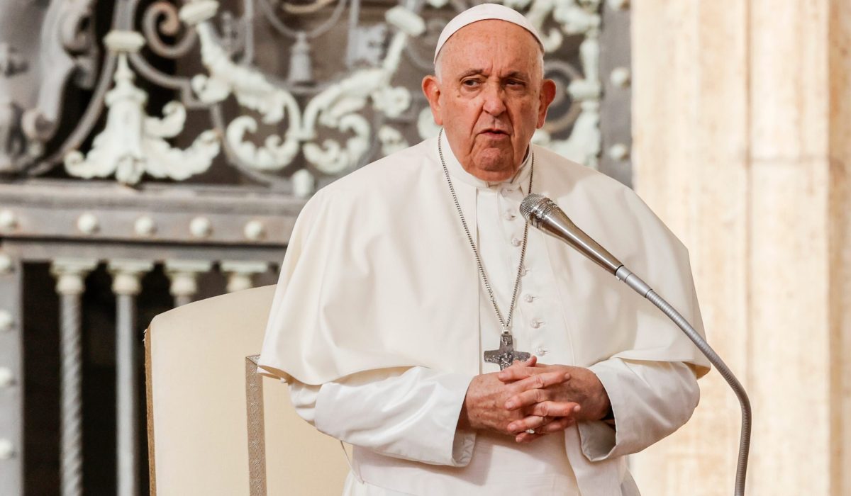 Pope,Francis,Attends,His,Weekly,General,Audience,In,St.,Peterõs